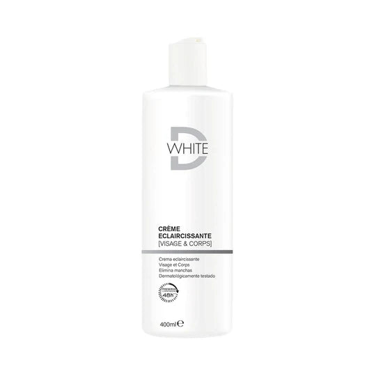 D-WHITE CRÈME ÈCLAIRCISSANTE VISAGE & CORPS 400ML