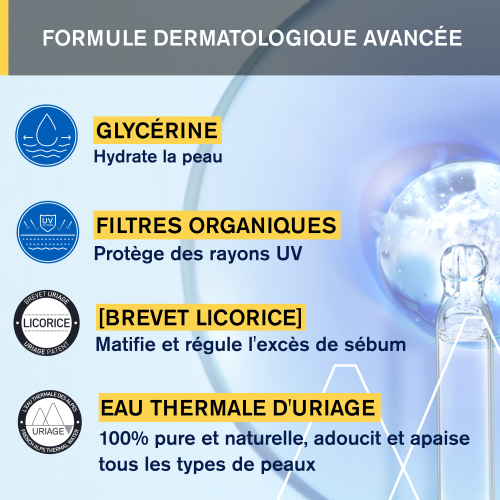 URIAGE BARIÉSUN FLUIDE MATIFIANT SPF50+ 50ML
