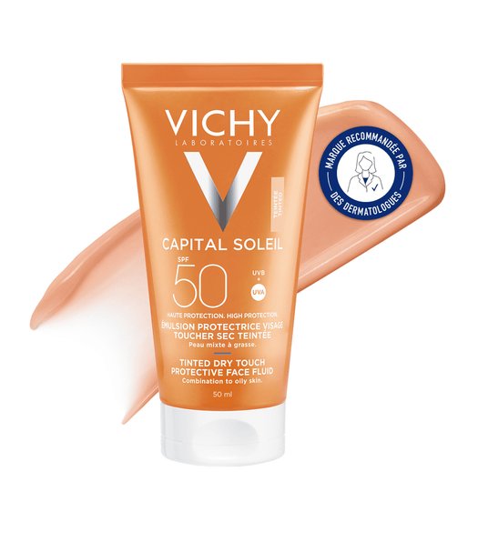 VICHY CAPITAL SOLEIL BB CREME ANTI-BRILLANCE TEINTEE TOUCHER SEC 50 ML