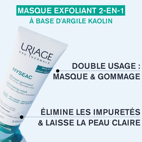 URIAGE HYSÉAC MASQUE GOMMANT 100ML
