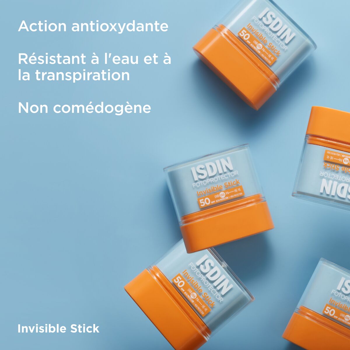 ISDIN Fotoprotector Invisible Stick SPF50 10g = Coque stick invisible OFFERTE