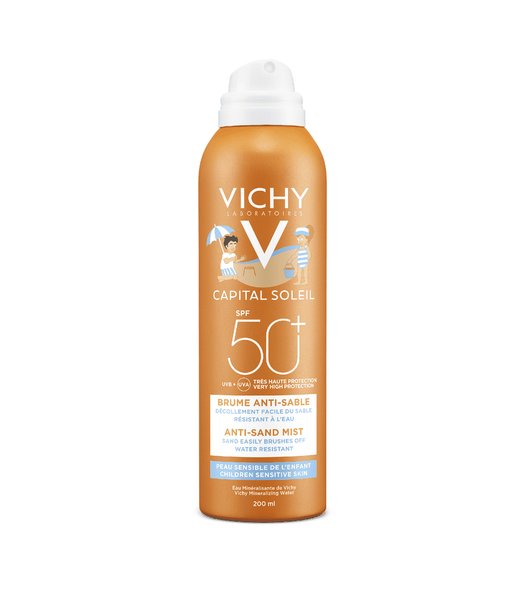 VICHY CAPITAL SOLEIL BRUME ANTI-SABLE POUR ENFANTS SPF 50+ (200ML)