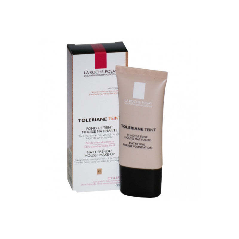 La Roche Posay Toleriane Fond de Teint MOUSSE MATIFIANTE N°02 Beige Clair (30ml)