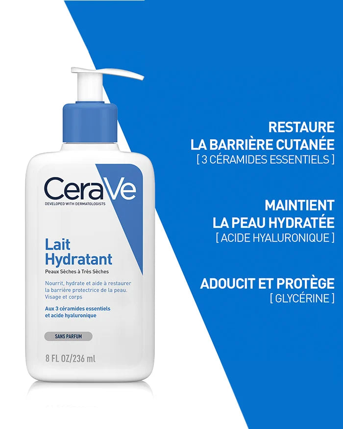 CERAVE LAIT HYDRATANT PEAUX SÈCHES A TRÈS SÈCHES 473 ml