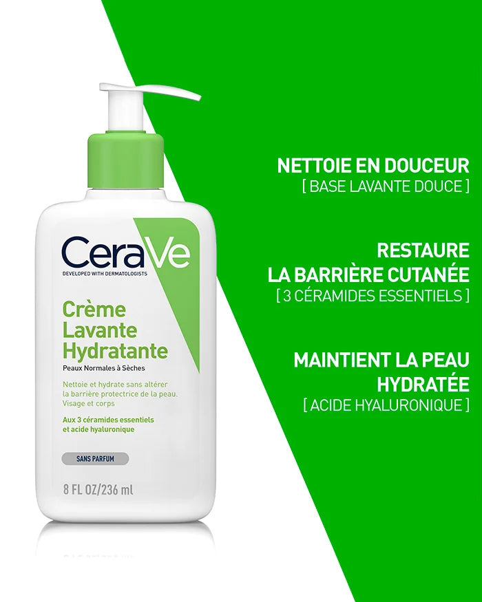 CERAVE CREME LAVANTE HYDRATANTE 473 ML