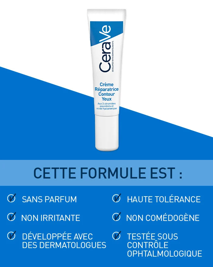 CeraVe Crème Réparatrice Contour des Yeux 14 ml