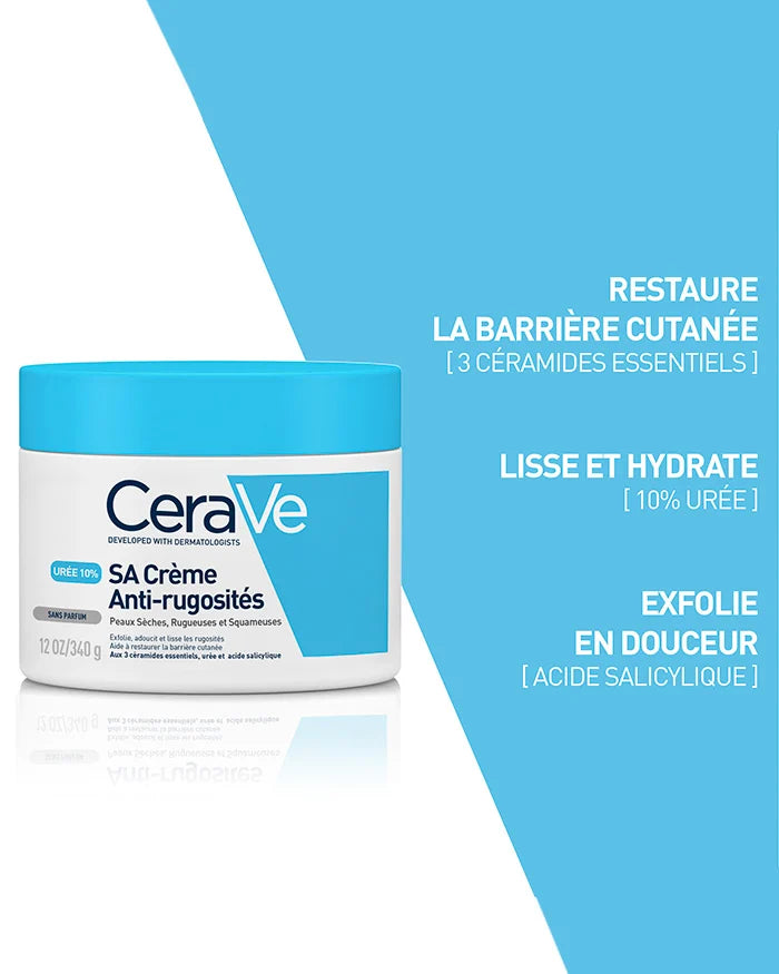 CERAVE SA CRÈME ANTI-RUGOSITÉS 340 G