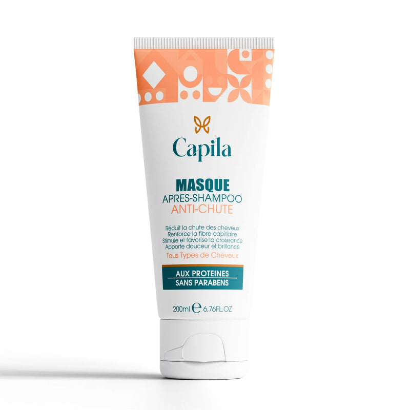 CAPILA GAMME COMPLÈTE ANTI-CHUTE SHAMPOING 200ml +  SÉRUM 30ml +  LOTION 125ml  + MASQUE 200ml