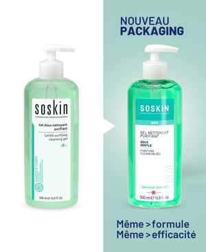 SOSKIN GEL NETTOYANT PURIFIANT 500ML
