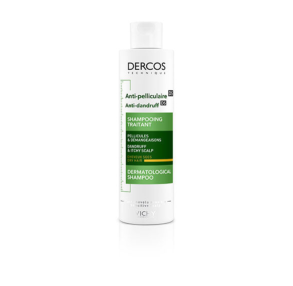 VICHY DERCOS SHAMPOING ANTI PELLICULAIRE DS CHEVEUX SECS 200 ML