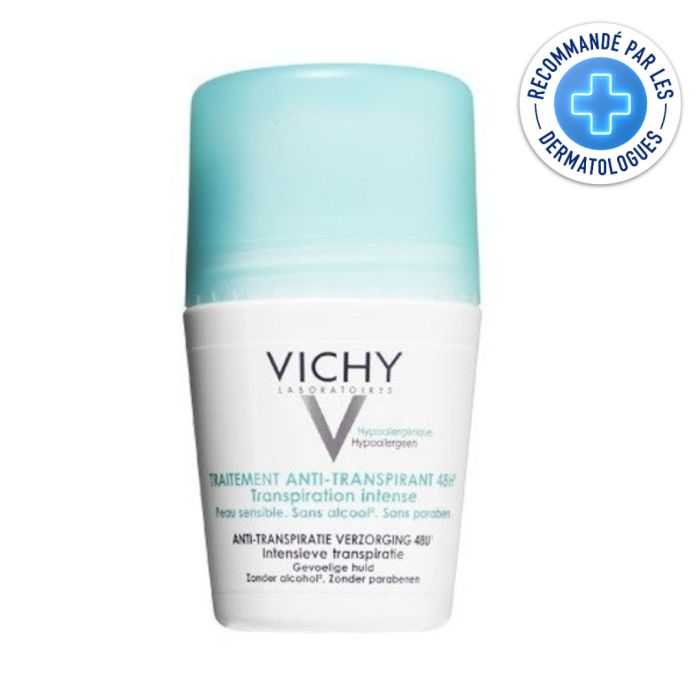 VICHY DEODORANT ANTI-TRANSPIRANT 48H ROLL-ON TRANSPIRATION INTENSE 50ML