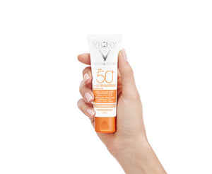 VICHY CAPITAL SOLEIL SOIN ANTI-TACHES TEINTE 3 EN 1 SPF50+  (50ml)