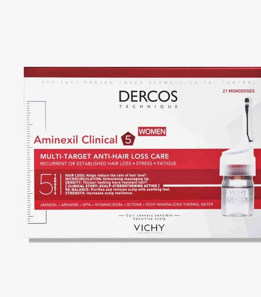 VICHY DERCOS AMINEXIL FEMME CLINICAL 5 (6 ml x 21 Monodoses)