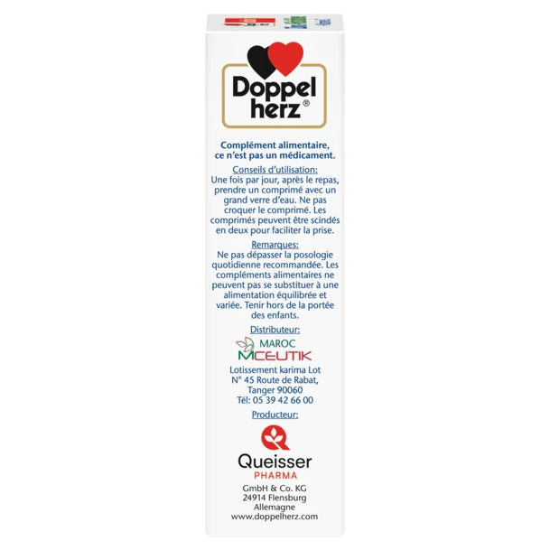 DOPPELHERZ ACTIV ZINC + HISTIDINE + VITAMINE C 30CP