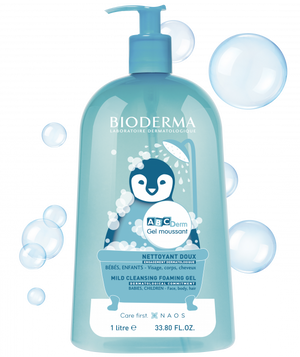 BIODERMA ABCDERM GEL NETTOYANT MOUSSANT DOUX 1L