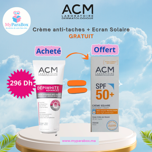 PACK ACM ADVANCED CRÈME INTENSIVE ANTI-TACHES + ACM ECRAN SOLAIRE OFFERT