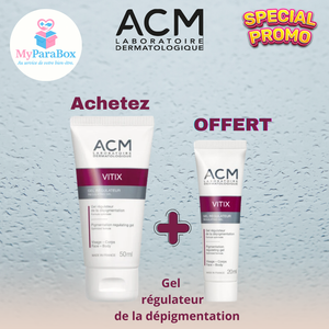 ACM OFFRE VITIX GEL RÉGULATEUR DE DÉPIGMENTATION VISAGE & CORPS 50 ML + VITIX GEL 20 ML