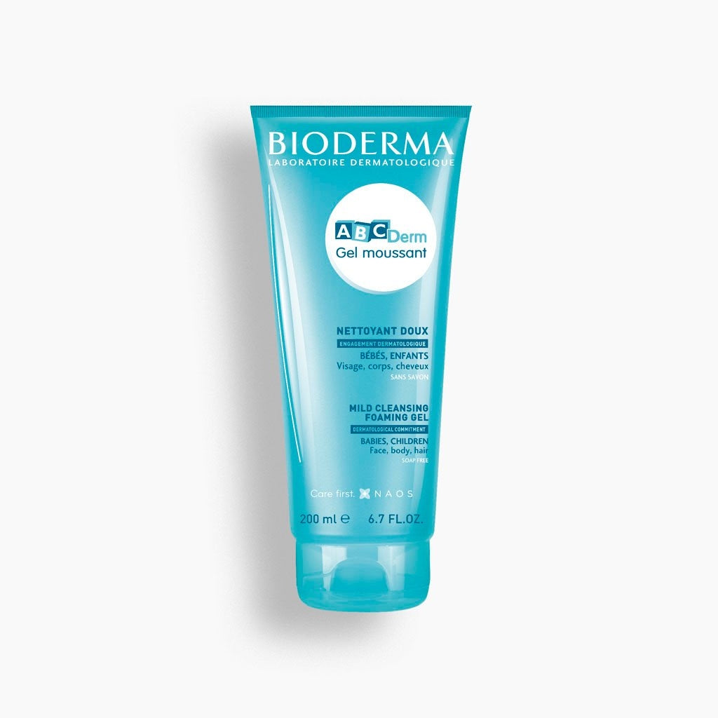 BIODERMA ABCDERM GEL NETTOYANT MOUSSANT DOUX 200ML