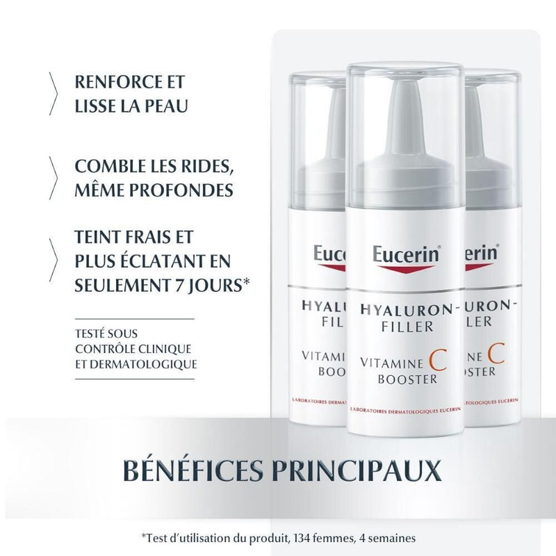 EUCERIN HYALURON-FILLER VITAMIN C BOOSTER 8ML X3