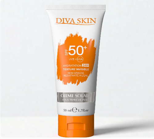 PACK DIVA SKIN: CRÈME SOLAIRE SPF 50+ 50ML+ GEL NETTOYANT ECLAT 200ML+ CRÈME ÉCLAIRCISSANTE ANTI-TACHES 50ML