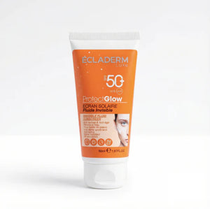 ECLADERM PACK ÉCRAN SOLAIRE FLUIDE INVISIBLE PROTECT GLOW SPF50+ 50 ML + UNIFIANTE 40 ML