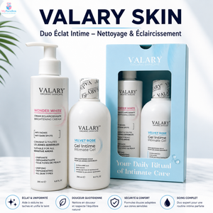 VALARY PACK DUO CRÈME ÉCLAIRCISSANTE 200ML + GEL NETTOYANT 250ML ANTI-TACHES
