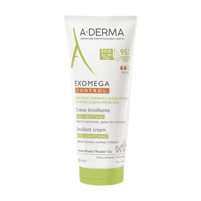 A-DERMA EXOMEGA CONTROL CRÈME ÉMOLLIENTE ANTI-DÉMANGEAISONS 200ML