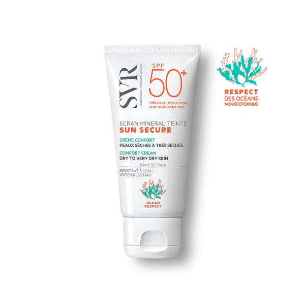 SUN SECURE Ecran Minéral Teinté Peaux sèches à très sèches 60G