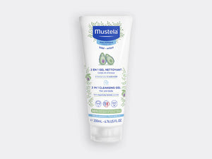 MUSTELA GEL NETTOYANT 2 EN 1 CHEVEUX ET CORPS 200ML