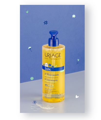 URIAGE BÉBÉ 1ère HUILE LAVANTE 500ML