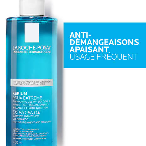 La Roche-Posay Kerium Doux Extrême Shampoing-Gel Physiologique 400ml