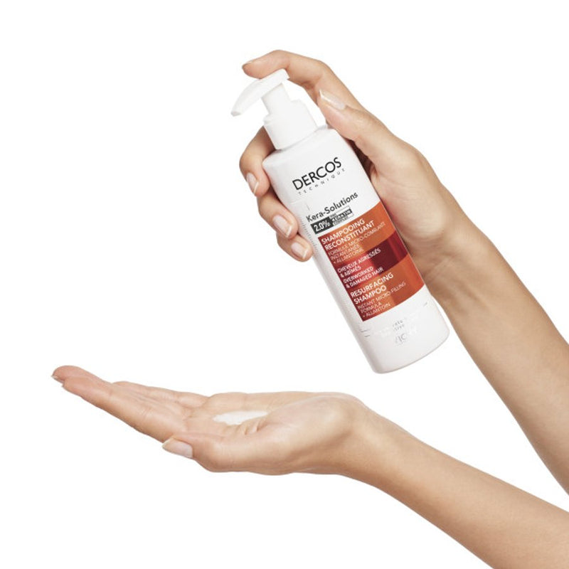 VICHY DERCOS KERA-SOLUTION SHAMPOING RECONSTITUANT CHEVEUX ABÎMÉS 250ML