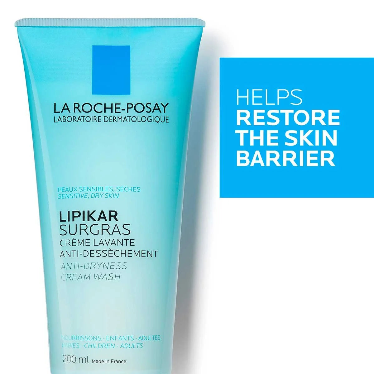 LA ROCHE POSAY LIPIKAR SURGRAS CRÈME LAVANTE 200 ML