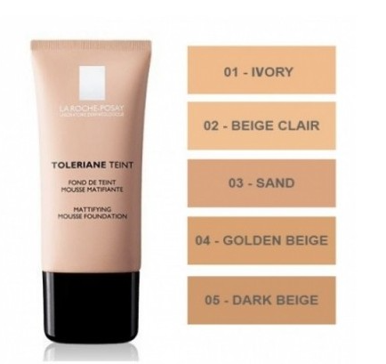 La Roche Posay Toleriane Fond de Teint MOUSSE MATIFIANTE N°02 Beige Clair (30ml)