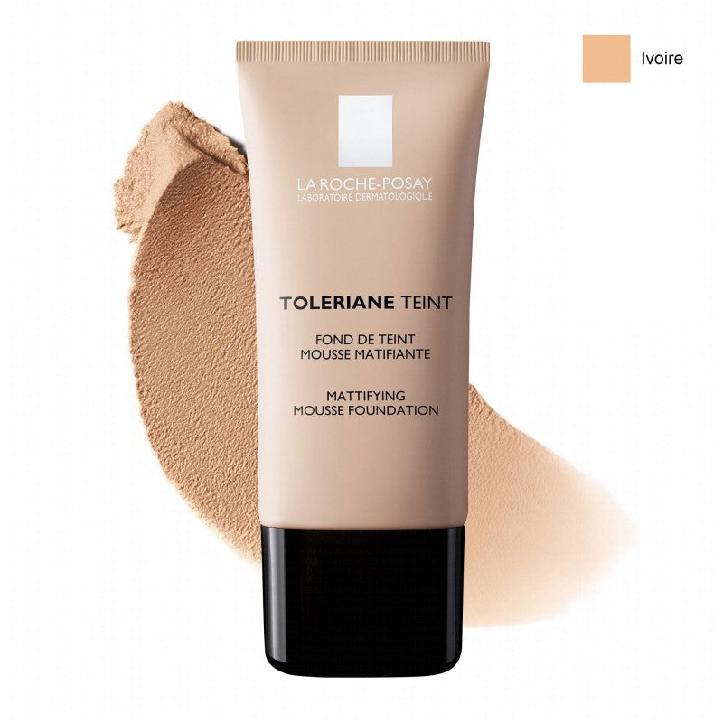 La Roche Posay Toleriane Fond de Teint MOUSSE MATIFIANTE N°01 Ivoire (30ml)