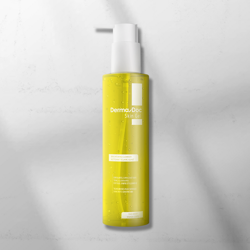 DERMADOC PACK ECRAN SOLAIRE INVISIBLE SPF50+ 50ML+ GEL NETTOYANT ECLAIRCISSANT 200ML+ CREME DEPIGMENTANTE INTENSIVE SPF15+ 40ML