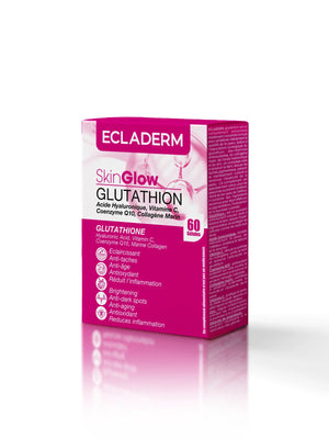 ECLADERM DUO SKIN GLOW COMPLÉMENT ALIMENTAIRE GLUTATHION 60 GÉLULES + YOUTH GLOW CRÈME ÉCLAIRCISSANTE 40 ML
