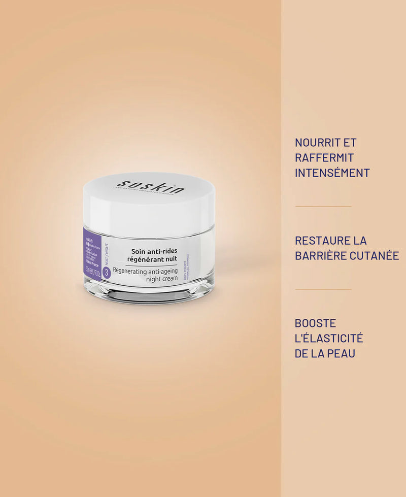 SOSKIN SOIN ANTI RIDES REGENERANT NUIT 50ML