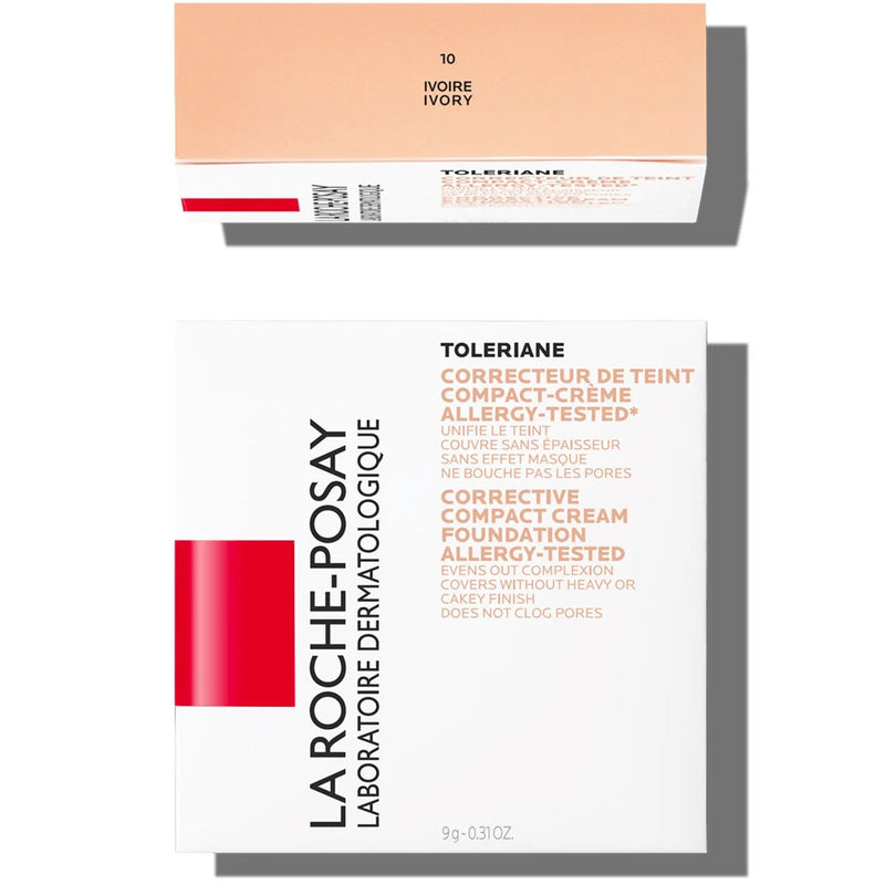 La Roche Posay Toleriane Fond de Teint Compact Correcteur N°10 Ivoire Spf35  9g