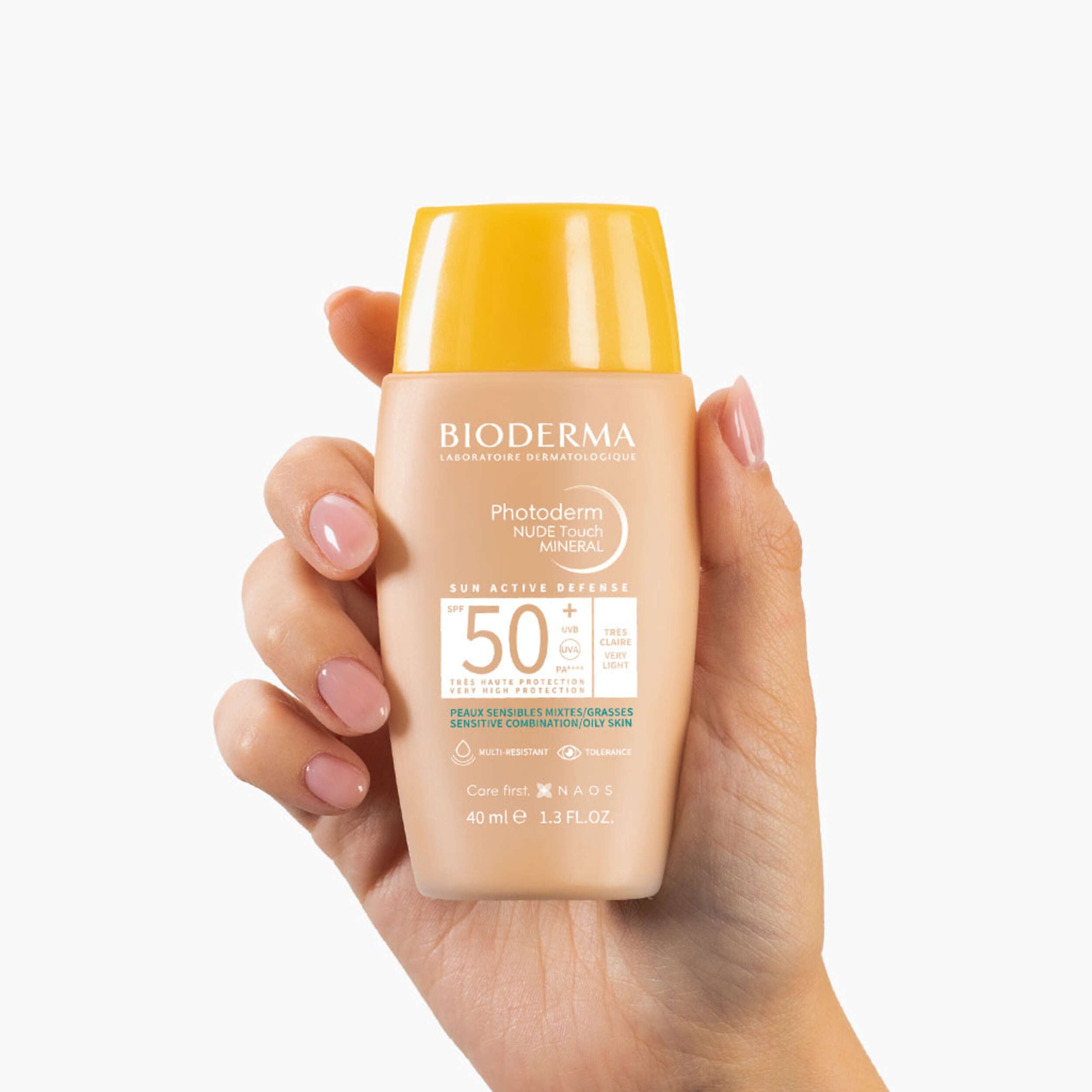 BIODERMA PHOTODERM NUDE TOUCH MINERAL SPF50+ TRES CLAIRE 40ML