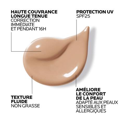 La Roche Posay Toleriane Fond de Teint Fluide Correcteur N°13 Sable (30ml)
