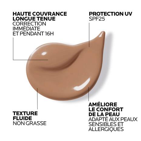 La Roche Posay Toleriane Fond de Teint Fluide Correcteur N°15 Doré (30ml)