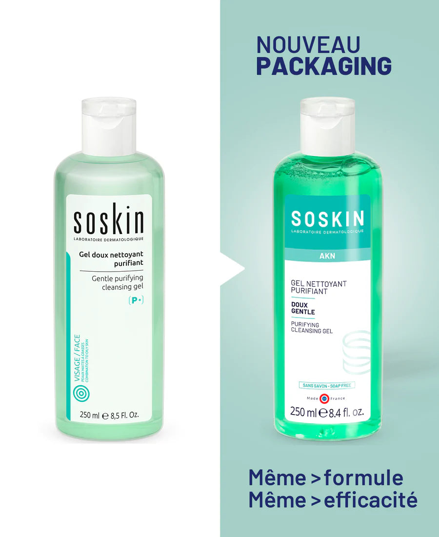 SOSKIN GEL NETTOYANT PURIFIANT 250ML