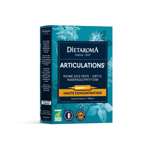 DIETAROMA ARTICULATIONS REINE DES PRÉS - ORTIE - HARPAGOPHYTUM 20 AMPOULES