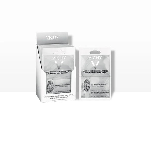 VICHY MASQUE ARGILE PURIFIANT PORES 2X6ML
