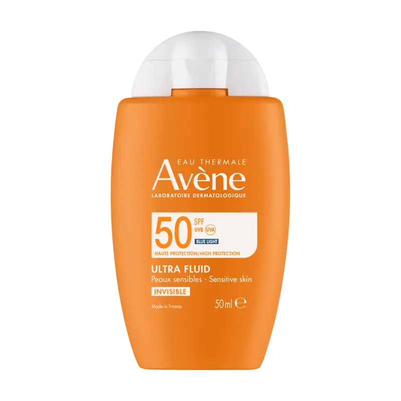 AVÈNE ULTRA FLUID INVISIBLE SPF50 BLUE LIGHT 50ML PEAUX SENSIBLES