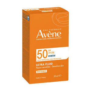 AVÈNE ULTRA FLUID INVISIBLE SPF50 BLUE LIGHT 50ML PEAUX SENSIBLES