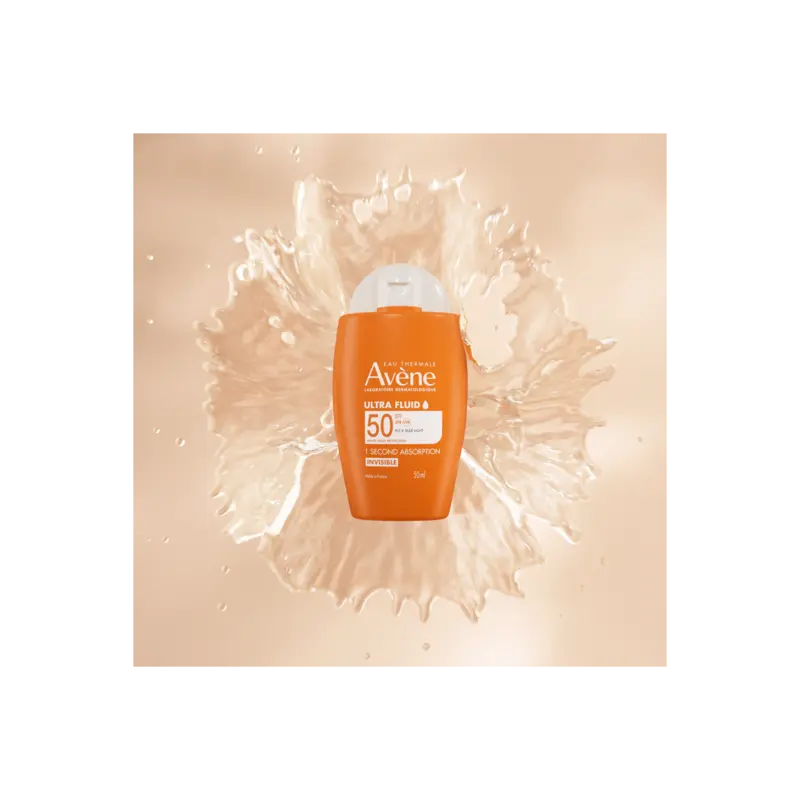 AVÈNE ULTRA FLUID INVISIBLE SPF50 BLUE LIGHT 50ML PEAUX SENSIBLES