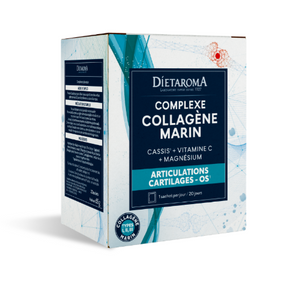 DIETAROMA COMPLEXE COLLAGÈNE MARIN CASSIS + VITAMINE C + MAGNÉSIUM ARTICULATIONS CARTILAGES OS