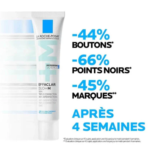 PACK LA ROCHE-POSAY EFFACLAR DUO+ M 40ML + EFFACLAR GEL MOUSSANT 50ML OFFERT